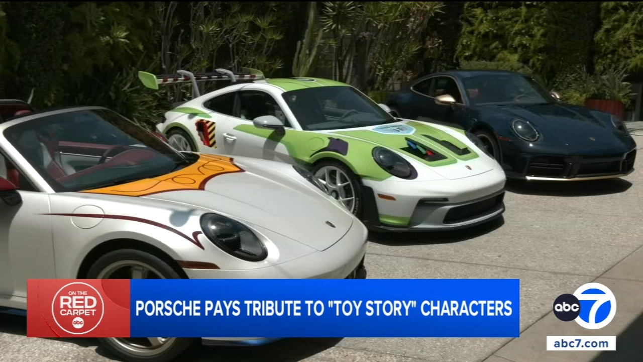 Porsche unveils one-of-a-kind 'Toy Story' cars to benefit charities