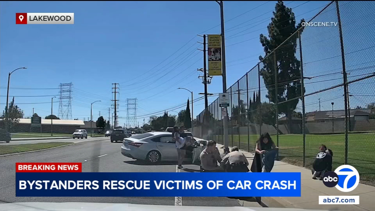 5 hospitalized, including toddler, after dashcam captures aftermath of Lakewood car crash