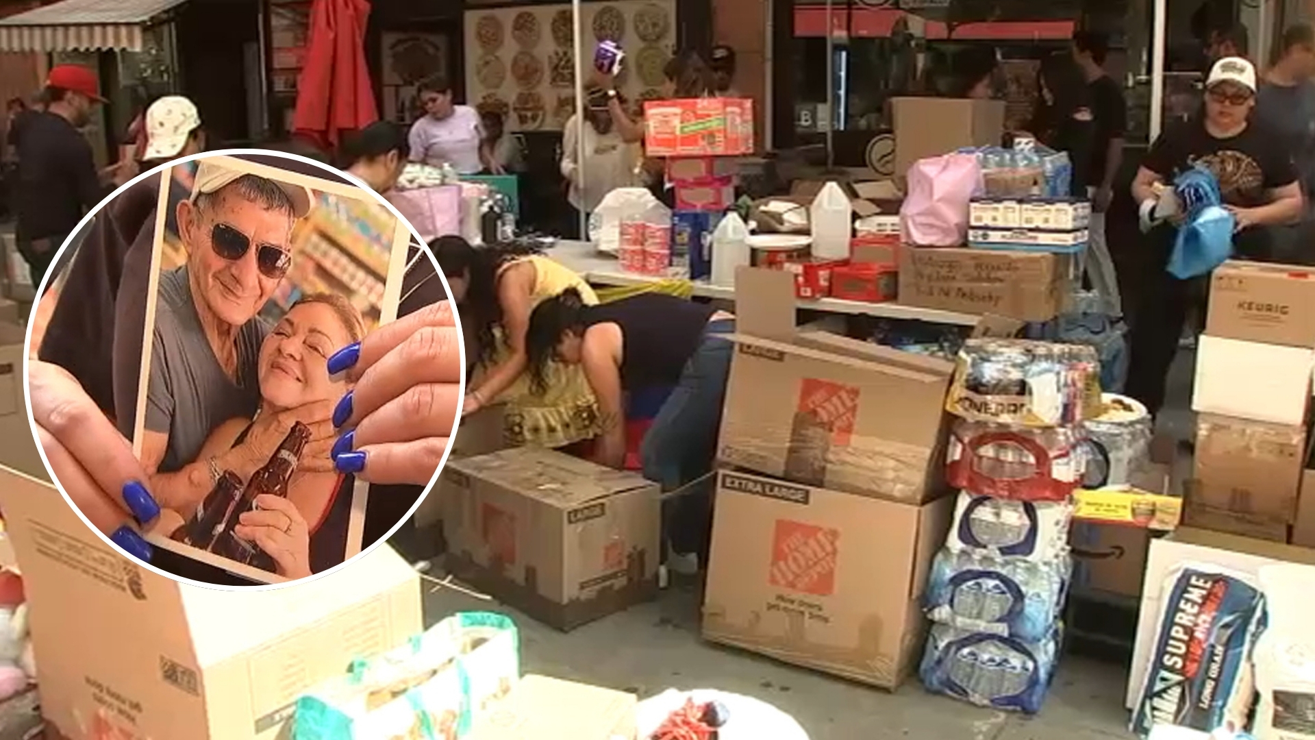 Full Arepas in downtown LA packs aid for Venezuela earthquake victims as owner's parents remain missing