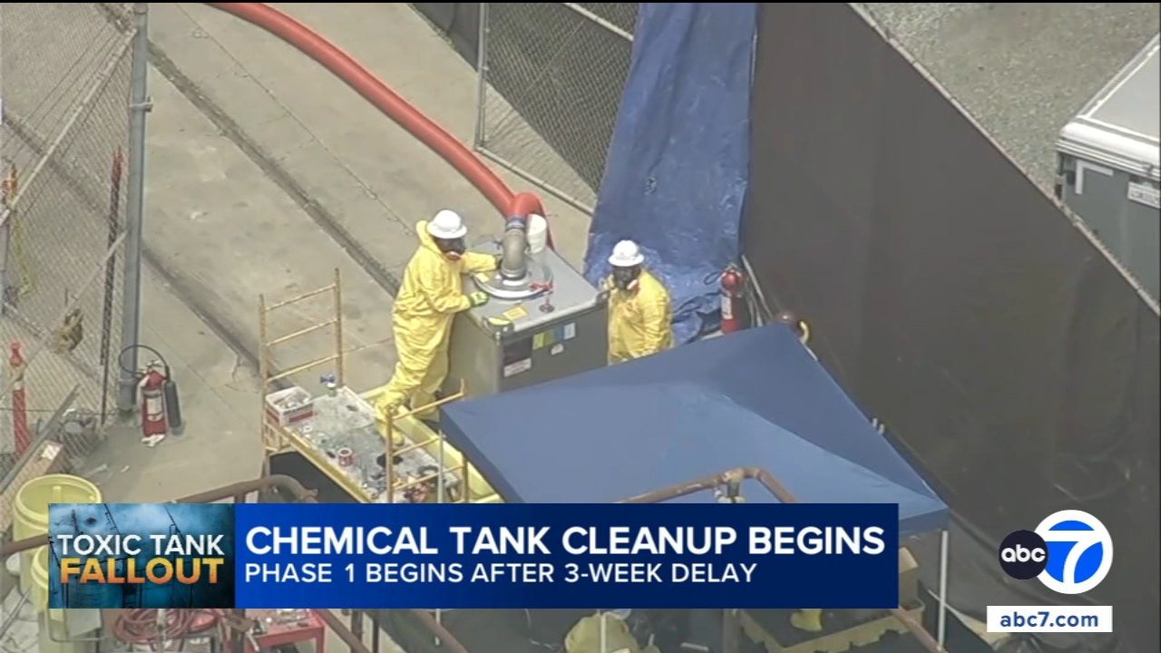 Garden Grove tank crisis: Phase 1 of chemical cleanup begins after 3-week delay