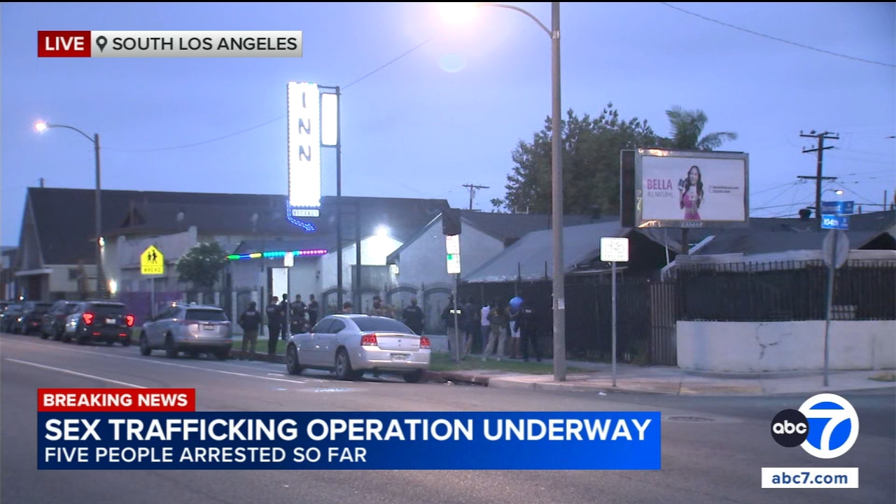 At least 5 arrested as part of federal sex trafficking investigation across SoCal