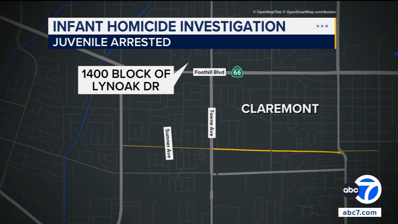Baby dies after being thrown to ground in Claremont home, police say; juvenile arrested for murder