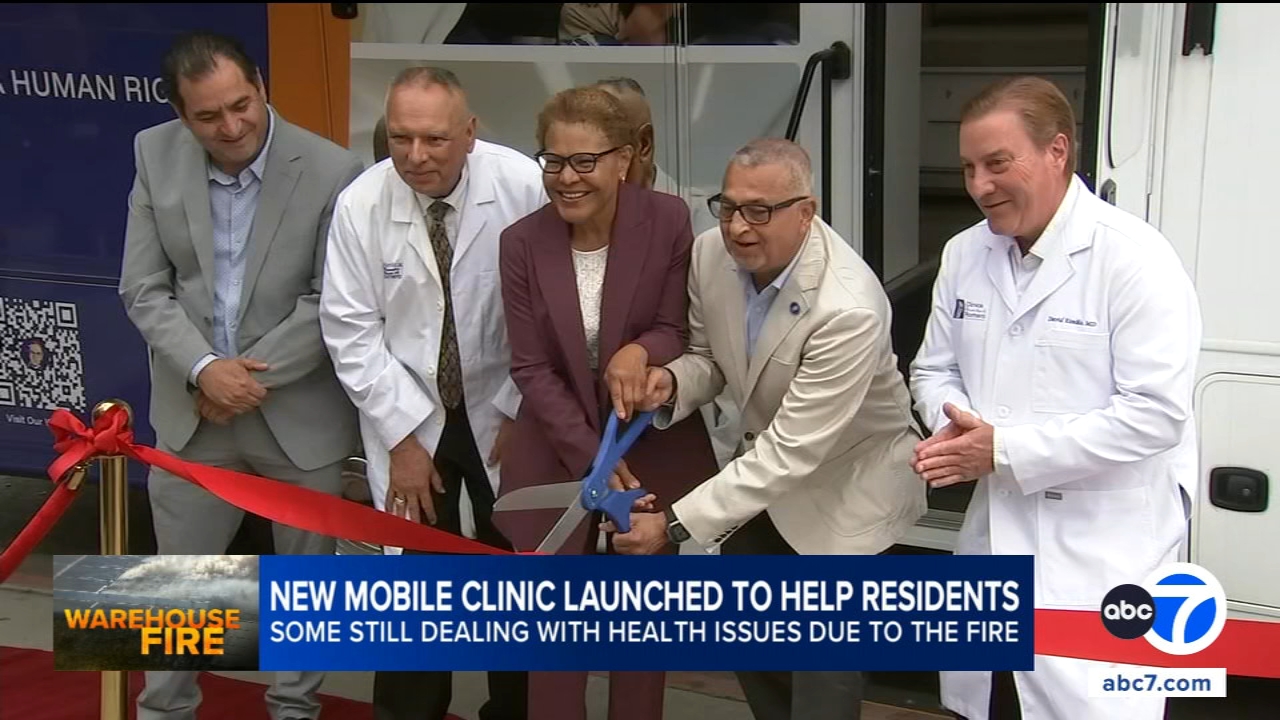 New mobile health clinic launches in Boyle Heights for residents affected by warehouse fire