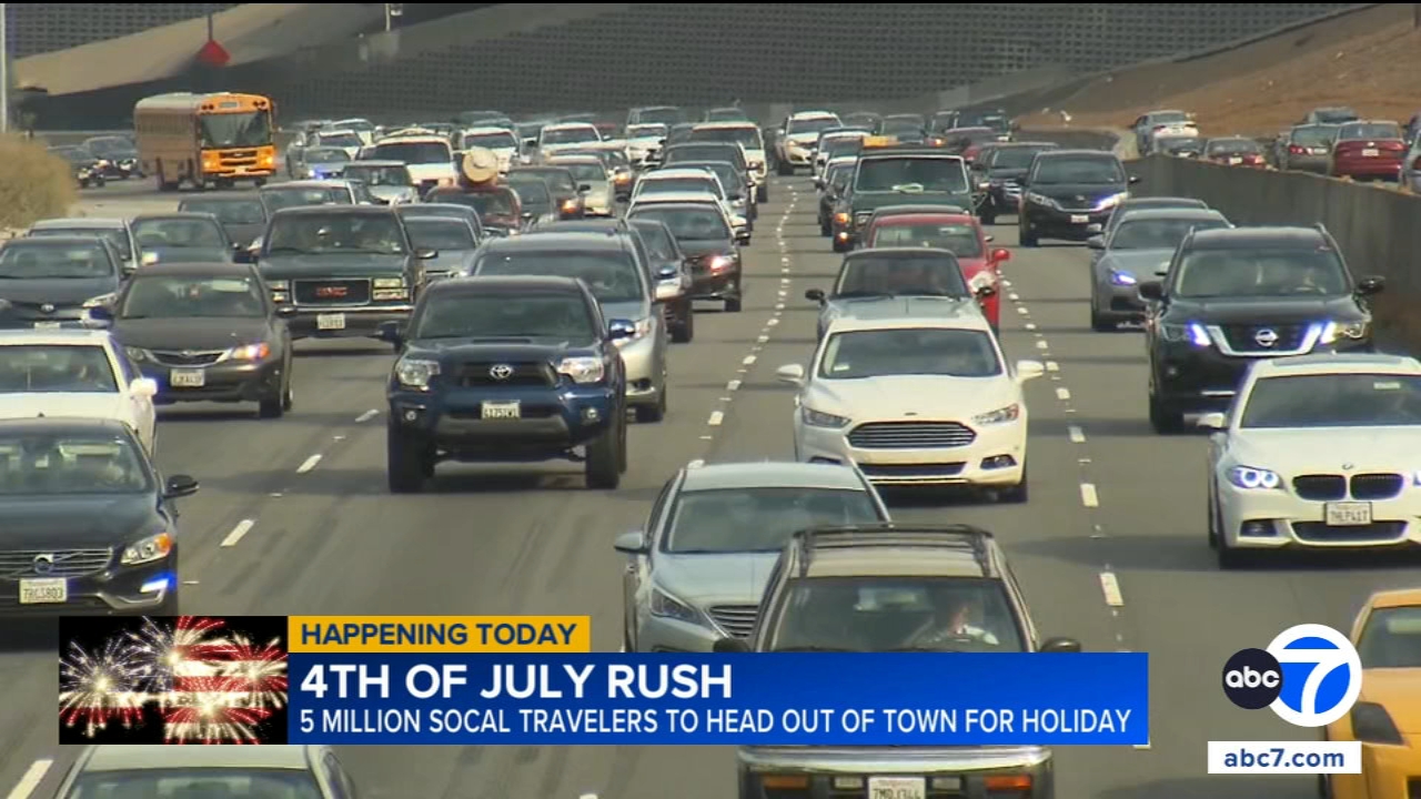 4th of July rush kicks off: 5 million SoCal travelers to head out of town for holiday weekend