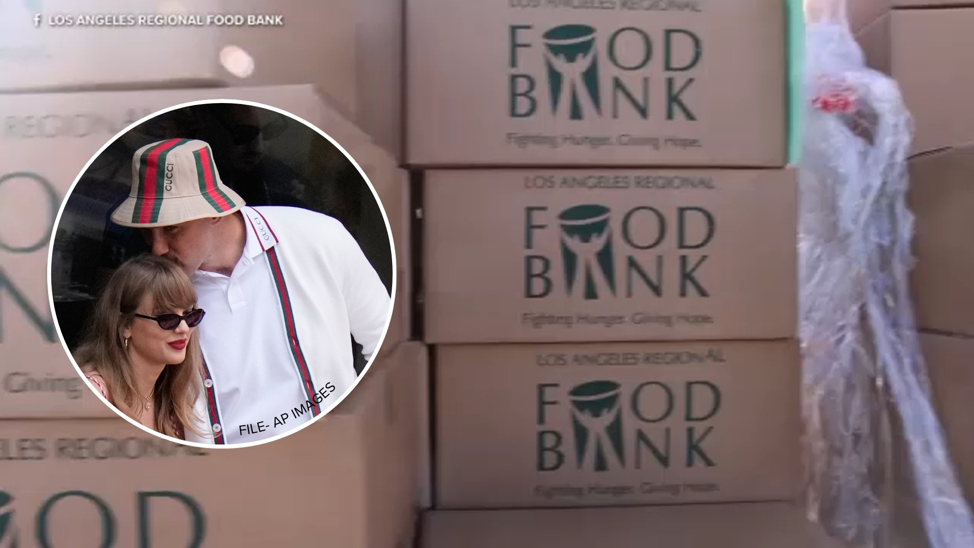 LA Regional Food Bank received $1M donation from Taylor Swift, Travis Kelce ahead of wedding
