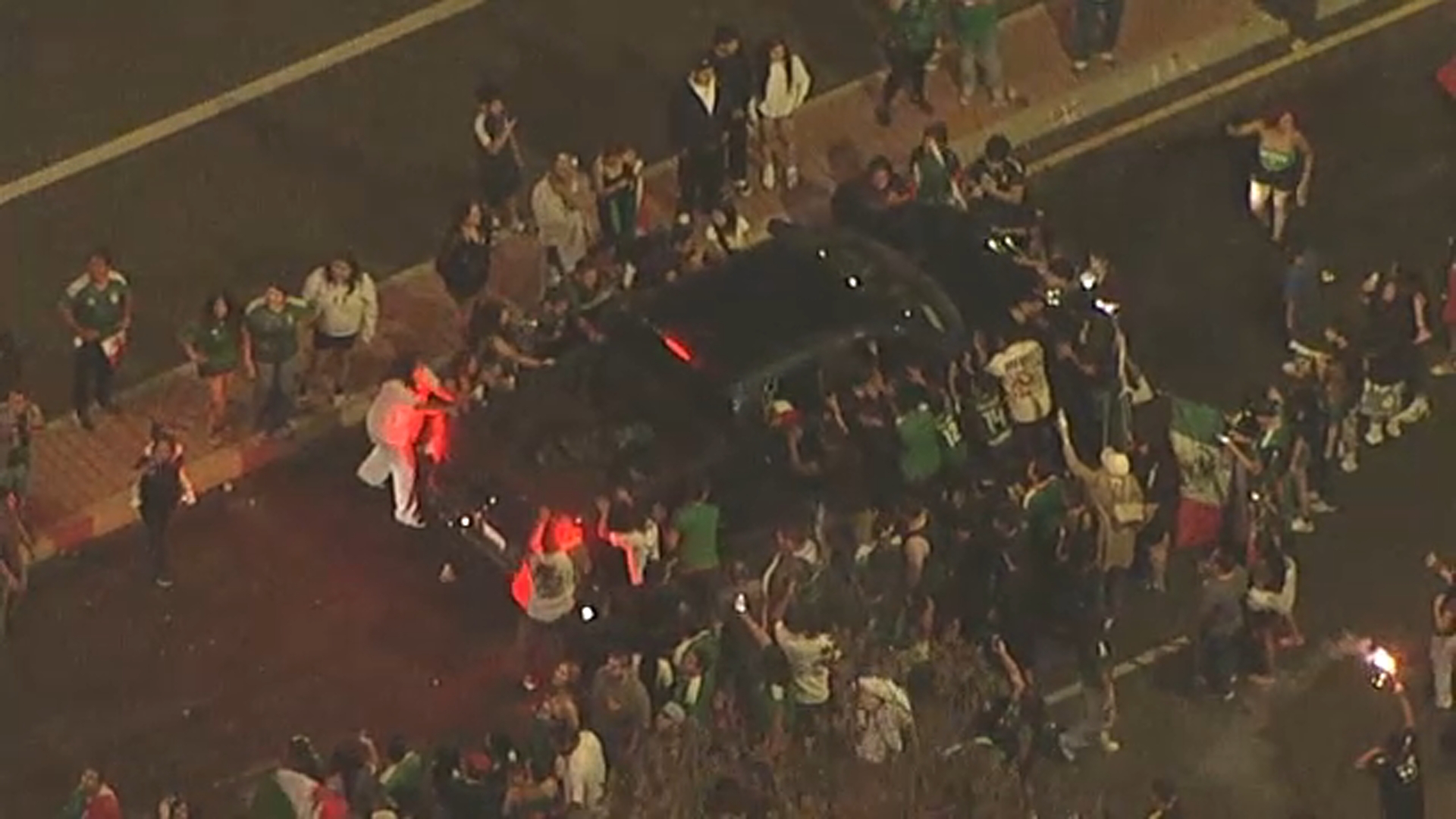 Mexico's World Cup loss doesn't stop fans from celebrating across Southern California