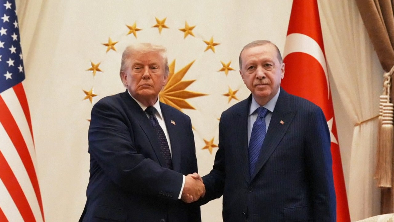 President Trump meets with Turkish President Erdogan at NATO summit