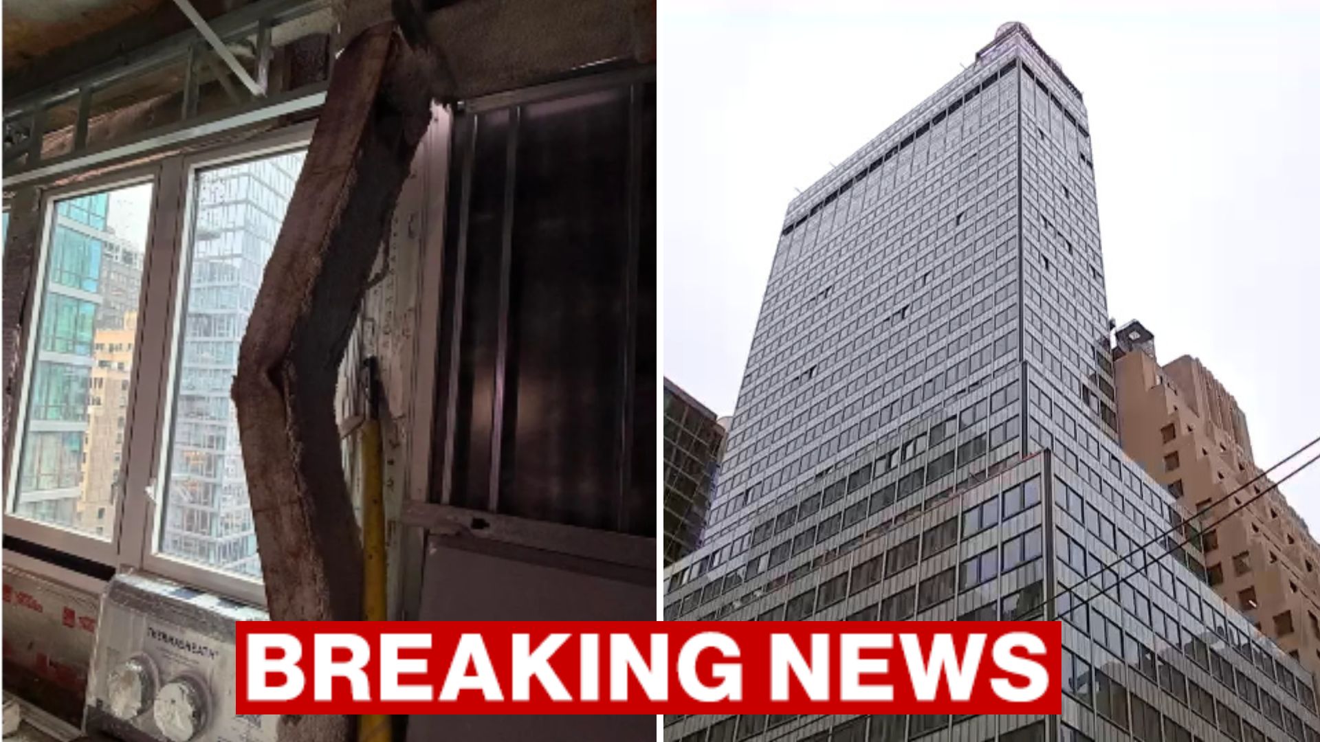 Manhattan buildings evacuated after columns found buckling at high-rise construction site