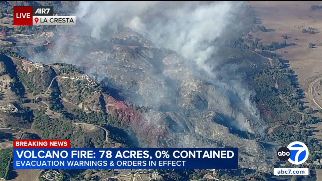 Volcano Fire: Brush fire near Murrieta prompts evacuation orders