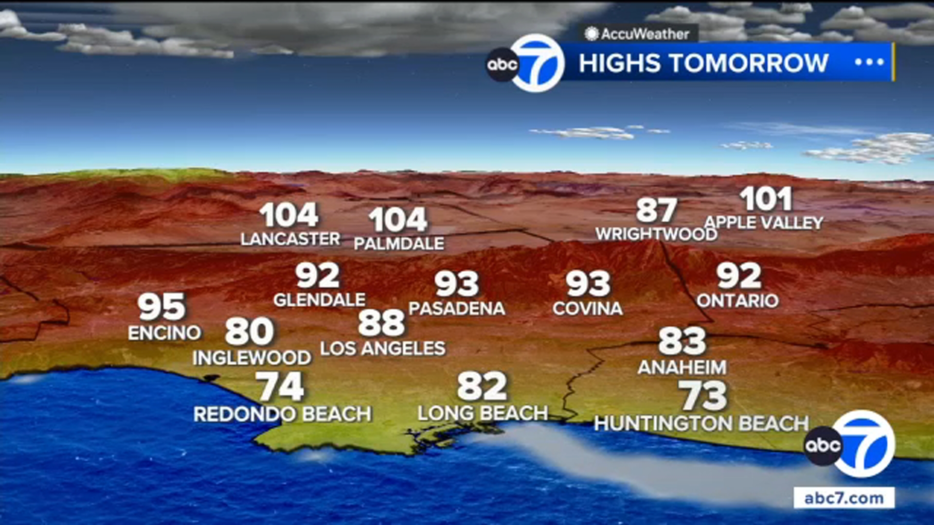 Heat advisory extended for SoCal but chance of rain moves in this weekend as humidity builds