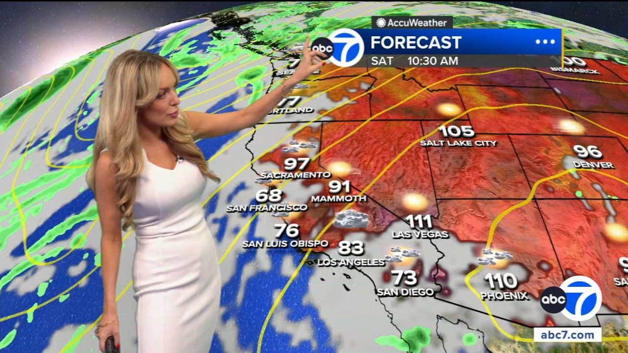Heat advisory extended for SoCal but chance of rain moves in this weekend as humidity builds