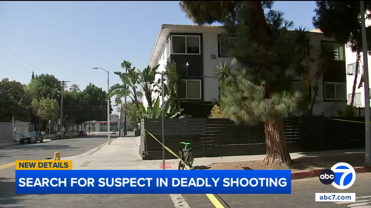 Man found shot to death at Hollywood apartment building, search for suspect underway