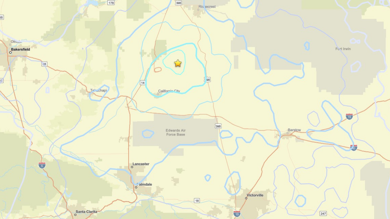 4.3-magnitude earthquake near Edwards Air Force Base felt across LA County
