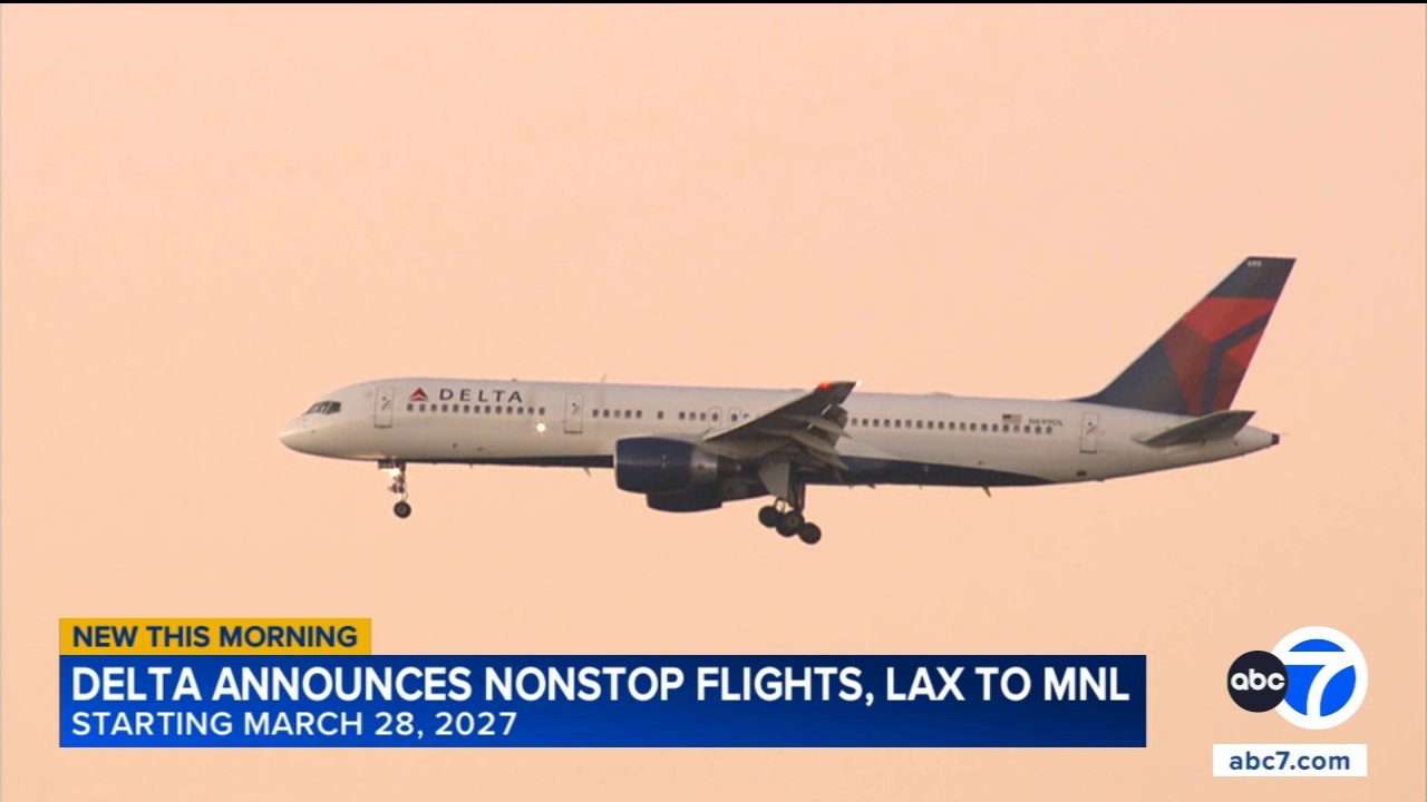 Delta announces first ever nonstop flights from LAX to the Philippines