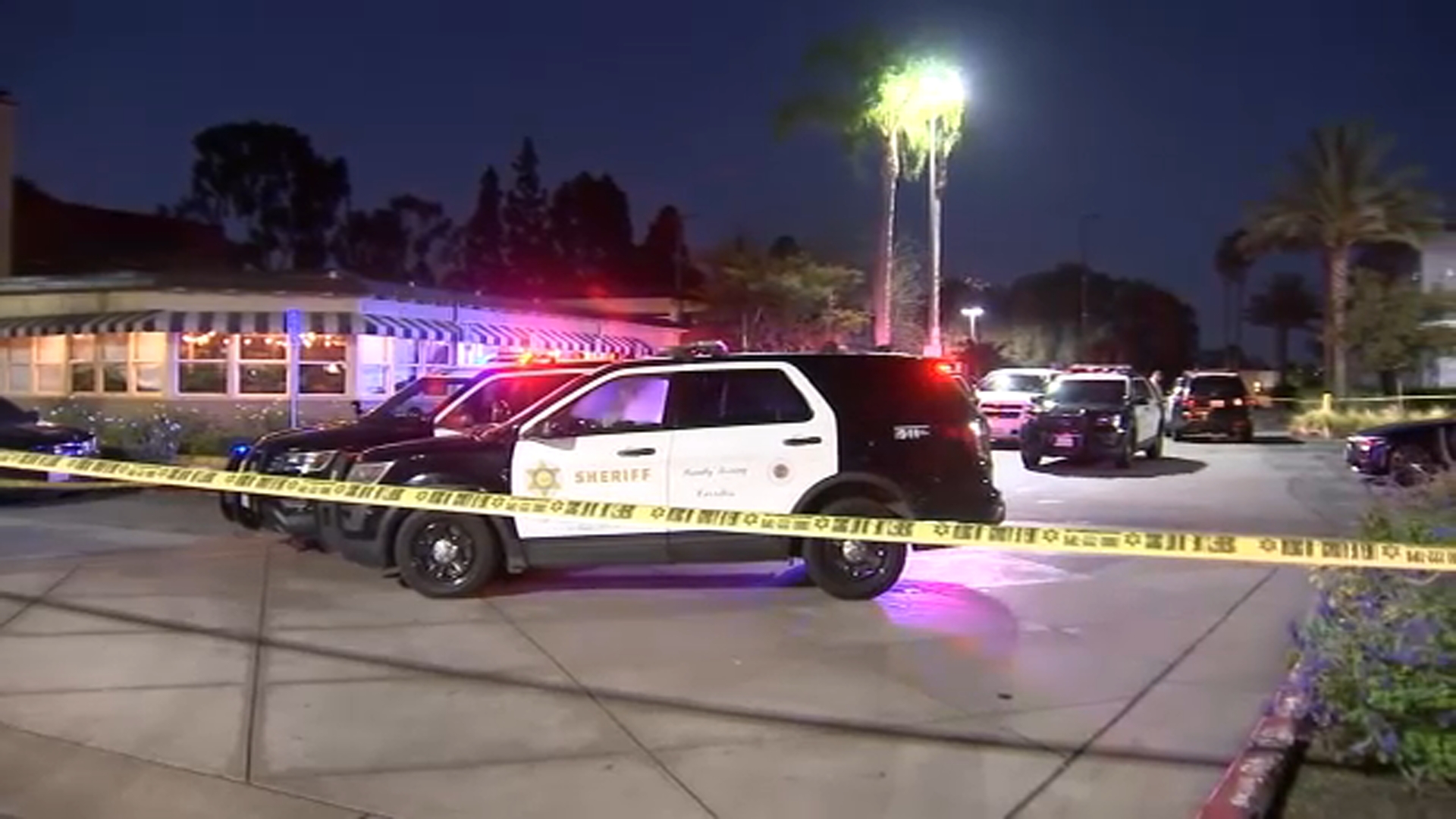 Man armed with knife shot and killed by customer at Cerritos restaurant, sheriff's department says